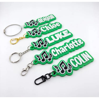 Personalized Soprt Name Tag Keychain