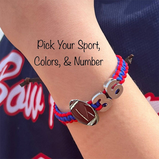 Custom Softball, Football, Basketball Team Bracelets