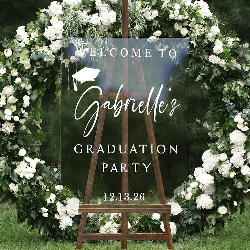 Graduation Party Welcome Sign, Graduation Party Decor Sign