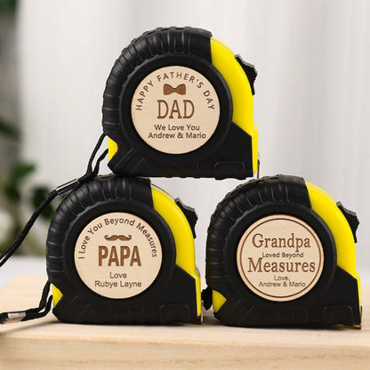 Personalised Father's Day Gift for Dad Daddy Grandad Nobody Measures Up Immeasurable