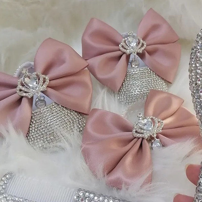 Newborn Baby Girl Bling Rhinestone Shoes