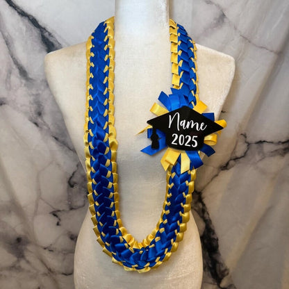 Graduation Double Ribbon Lei Graduation lei