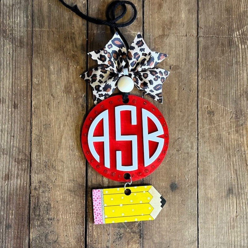 Personalized Teacher Bag Charm/Teacher Gift