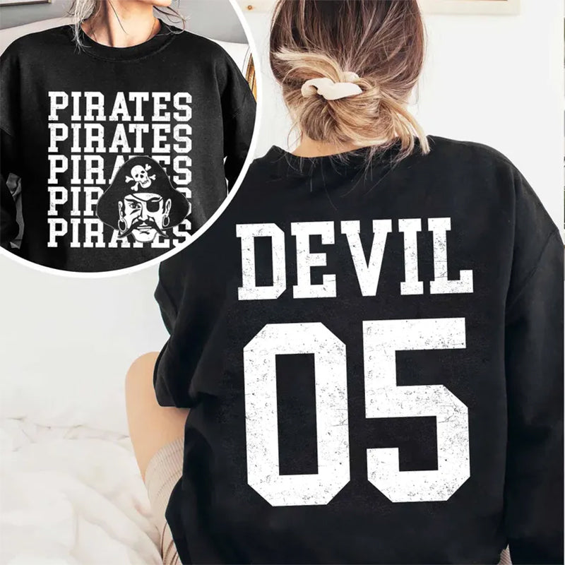 Custom Mascot Retro Team Shirt, Cheer Team Matching Shirt