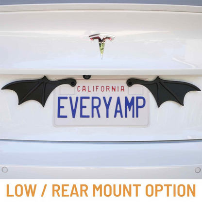 License Plate Bat Wings