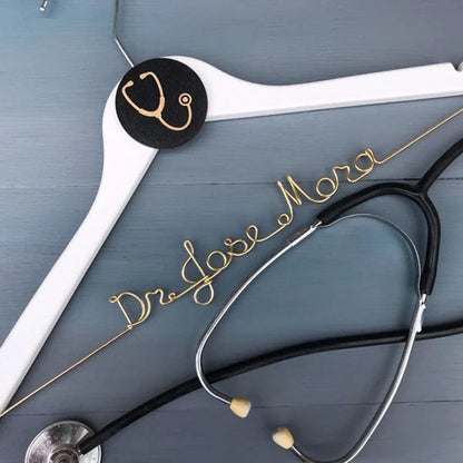 Unique Gift for Doctor, Birthday Gift for Doctor, Personalized Coat Hanger Graduation Gift
