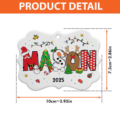 Personalized Christmas Kids Ornaments, Custom Kids Name
