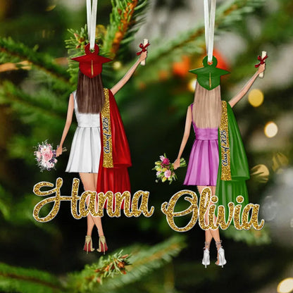 Personalized Graduation Christmas Ornament: Class Of 2025