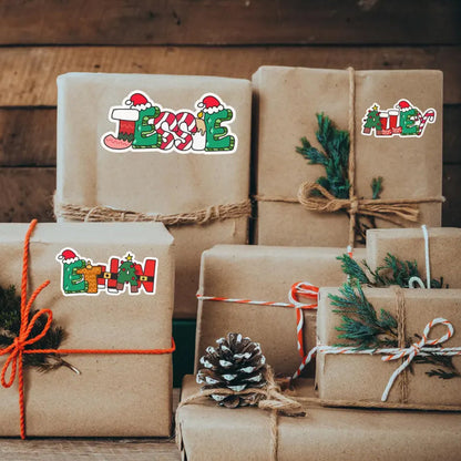 Personalized Christmas Stickers | Custom Christmas Gift Stickers