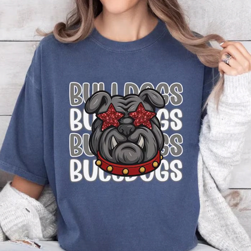 Custom Retro School Spirit Shirts, Personalized Team Mascot Shirt