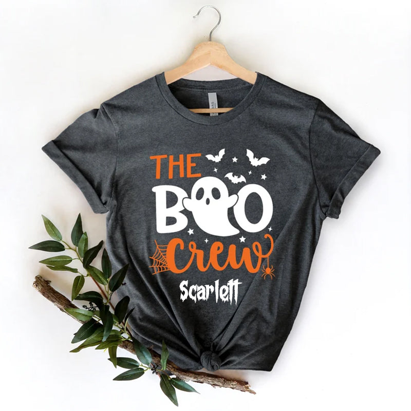 The Boo Crew Shirts, Custom Halloween Shirts, Kids Halloween Shirts