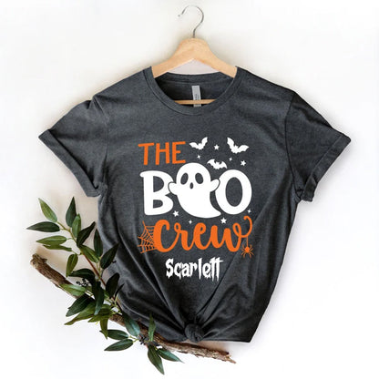 The Boo Crew Shirts, Custom Halloween Shirts, Kids Halloween Shirts