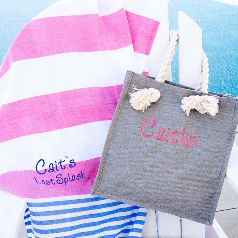 Personalized Beach Towel, Monogrammed Beach Towel