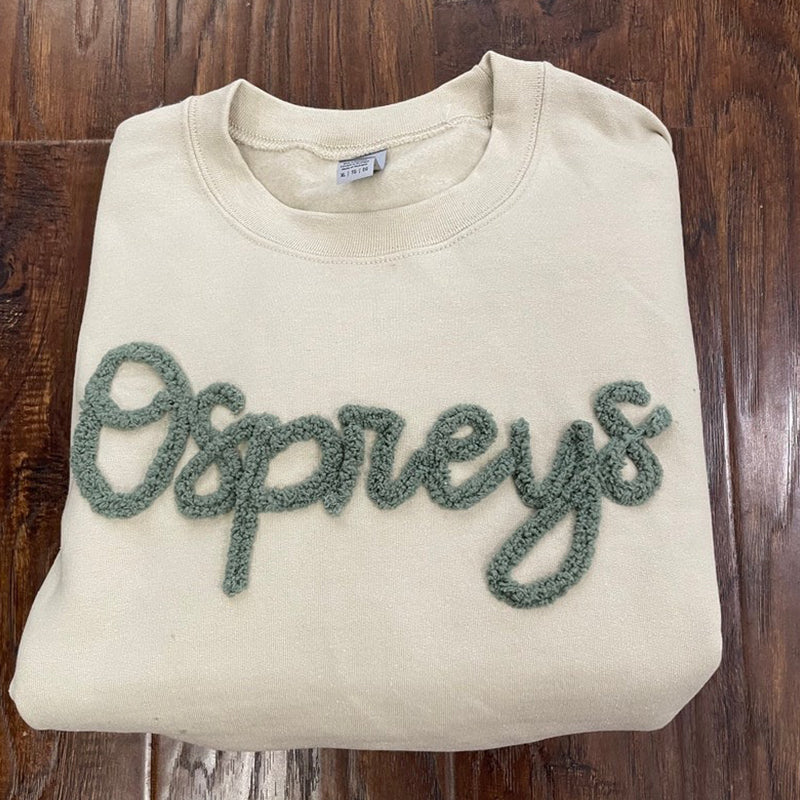 Chenille Letter Sweatshirt Team Sports Shirts