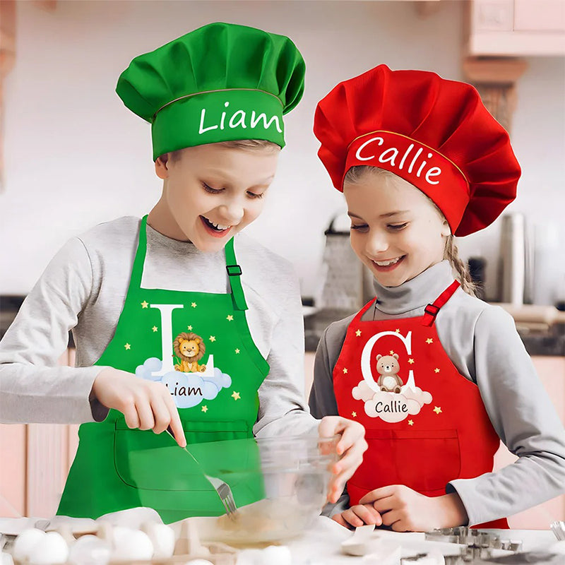 Personalized Animal Elephant Adjustable Kid Apron