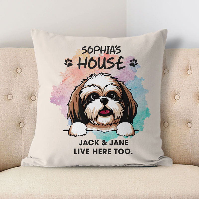 Personalized Pillows, Custom Gift for Dog Lovers