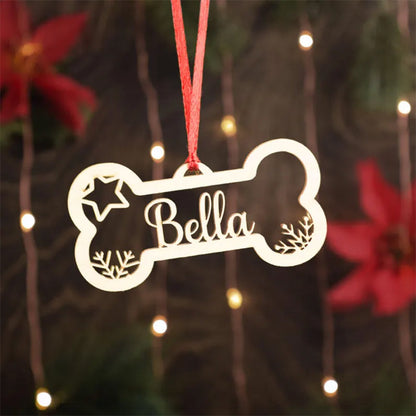Personalized Dog Paw Ornament | Custom Cat Christmas Ornament