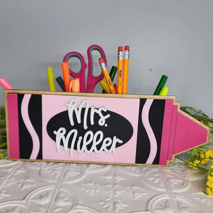 Teacher’s Gift Pencil Holder Desk Organizer