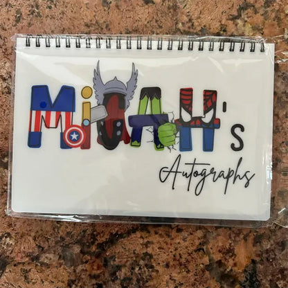 Personalized Name Autograph Book