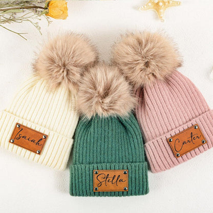 Custom Name Baby Beanie,Personalized Kids Winter Beanie