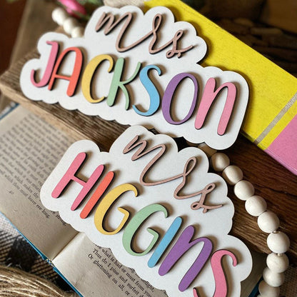 Teacher Door Hanger, Teacher Door Sign