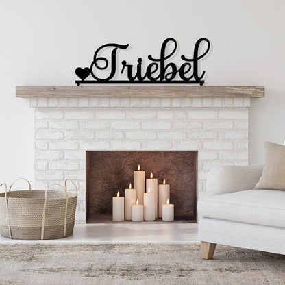 Custom Last Name Sign, Wedding Family Name sign