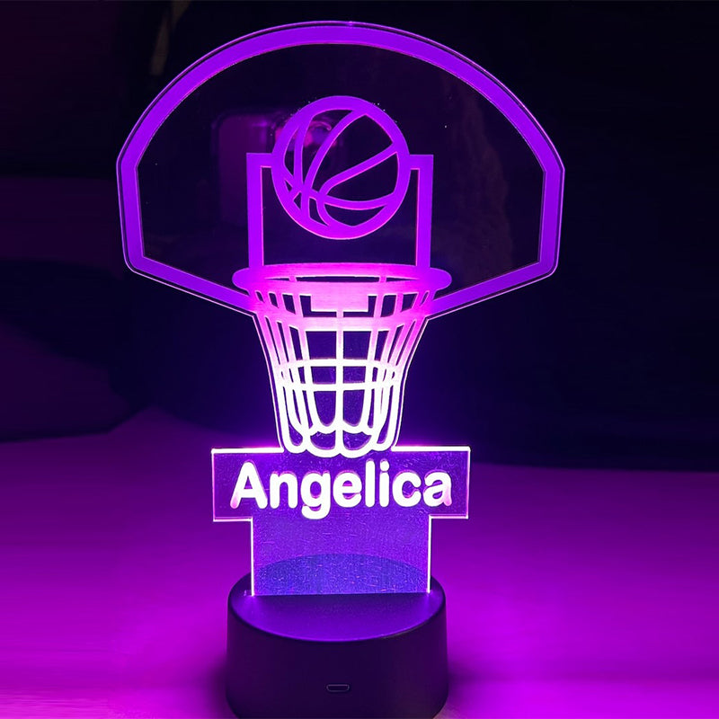 Sports themed acrylic LED lights/ Color Changing acrylic night lights