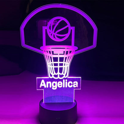Sports themed acrylic LED lights/ Color Changing acrylic night lights