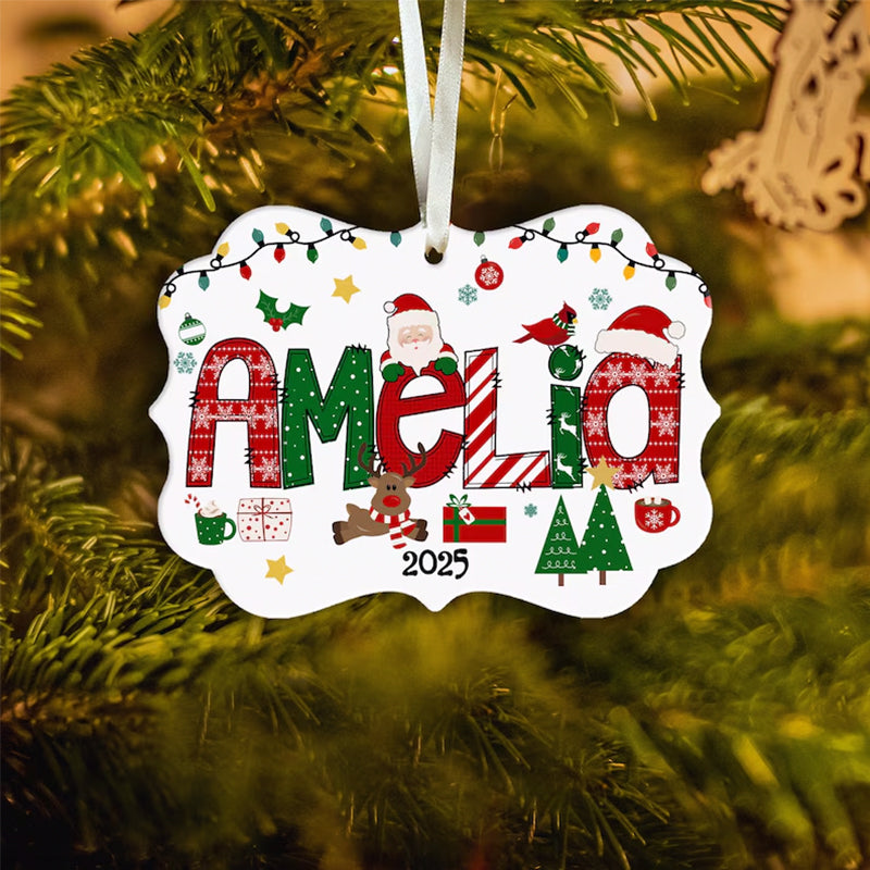 Personalized Kids Name Christmas Ornament