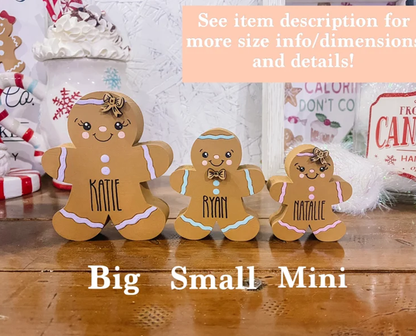 Personalized Gingerbread Block - Gingerbread Blocks