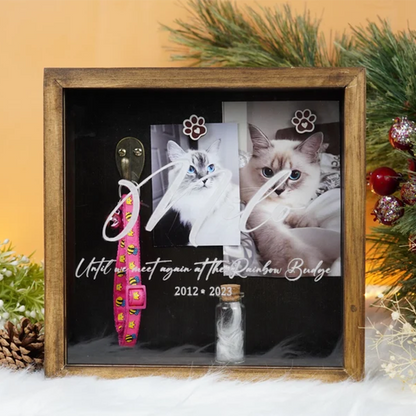 Pet Memorial Shadowbox, Dog Condolence Gifts, Pet Loss Sympathy Gifts, Pet Shadow Box