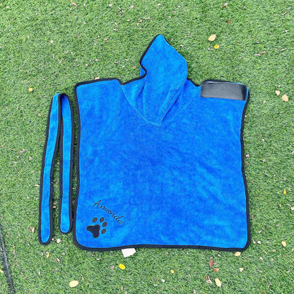 Personalized Dog Robe - Personalized Pet Towel