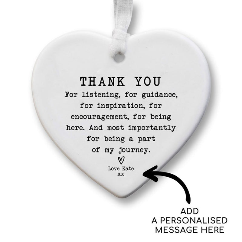 Thank You Keepsake  | Personalised Thank You Gift