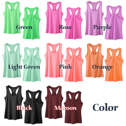 Custom Cheer Racerback Tank Top,Team Name Crop tank