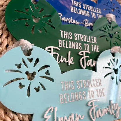 Theme Park Inspired Stroller Tag