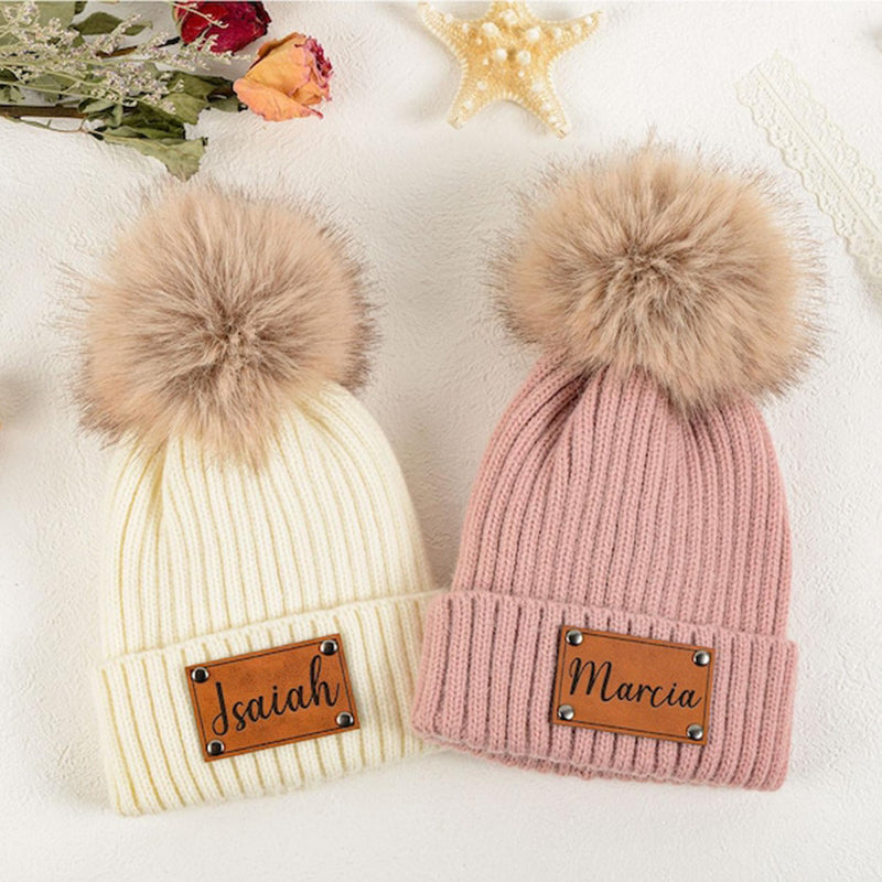 Custom Name Baby Beanie,Personalized Kids Winter Beanie