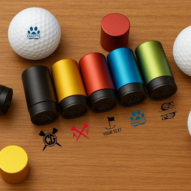 Personalized Golf Stamps Custom Golf Ball Stamp Box