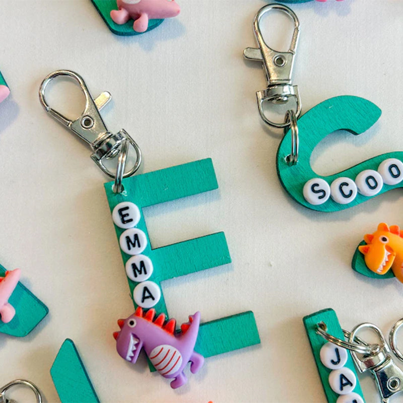 Student Gift Keychain Letter Personalized Gift for Student Preschool