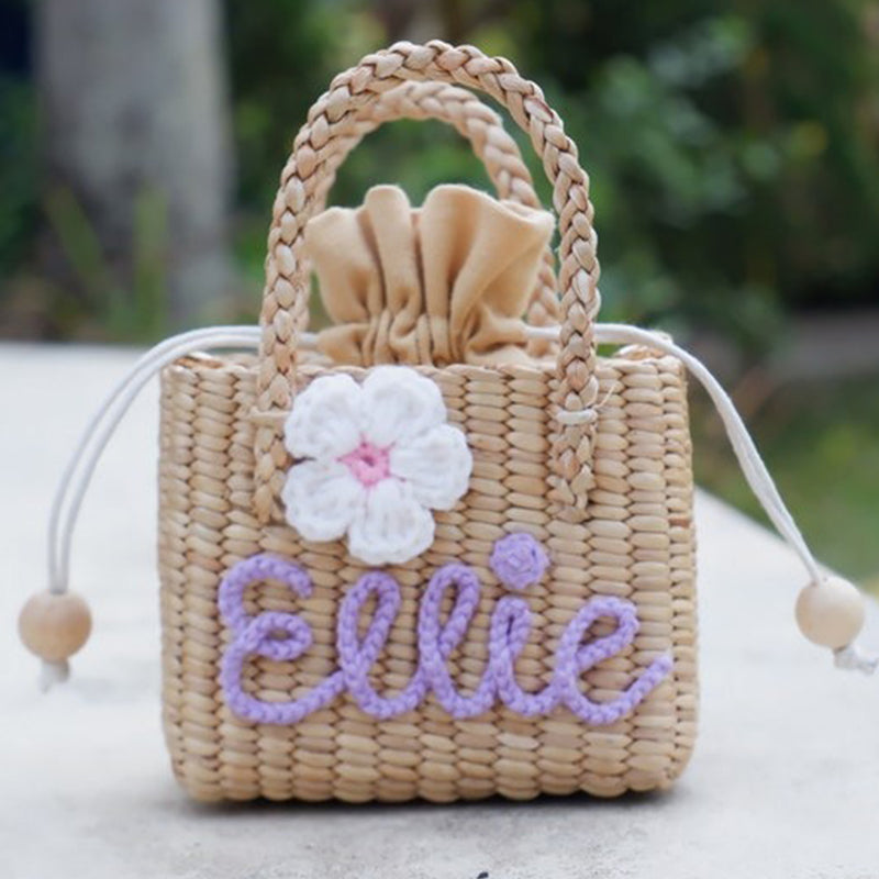 Kids Easter Basket, Monogram Easter Basket, Personalized Easter Basket