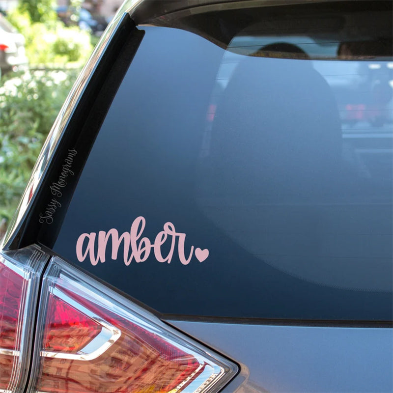 Custom Sticker Name Vinyl Decal | Car Decal | Loopy Decal | Laptop