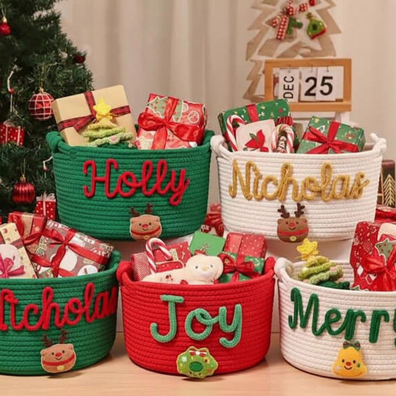 Personalized Baby Shower Gift Basket Christmas Gift Bag Custom Baby Shower Gift Basket