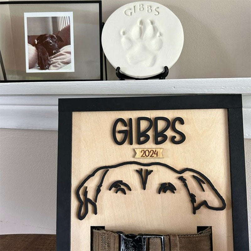 Dog Memorial Sign, Pet Memorial, Dog Remembrance, Pet Remembrance, Dog Collar Frame