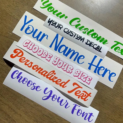 Custom Sticker Name Vinyl Decal | Car Decal | Loopy Decal | Laptop