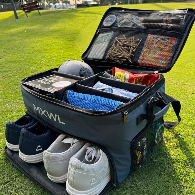 Heavy Duty Golf Travel Bag - Organizes Golf Gear and Accessories