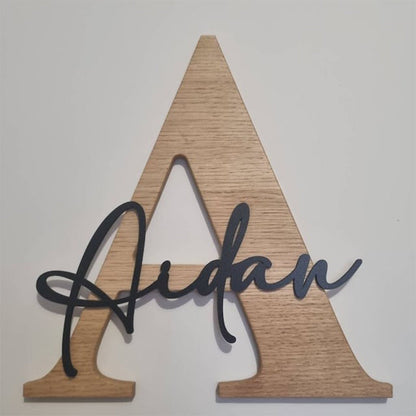 Name plate children's room decoration children's room door