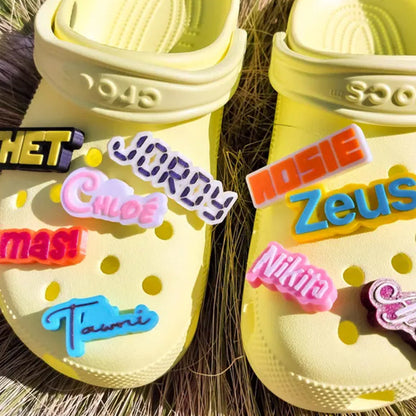 Custom Clog Charms Shoe Charms Name