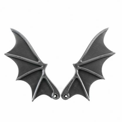 License Plate Bat Wings