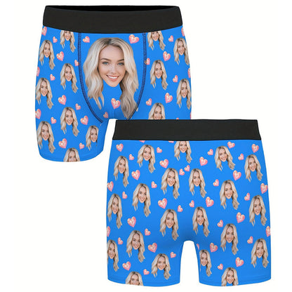 Men's Custom Boxer Briefs - Personalized Photo