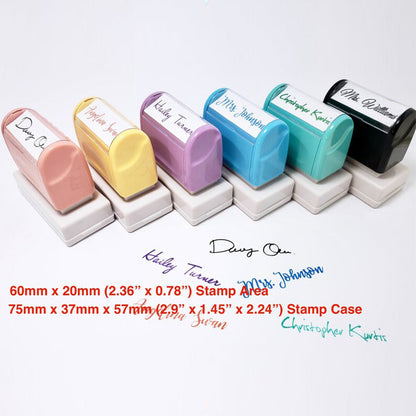 Personal Signature Self Inking Stamp for Custom Signature