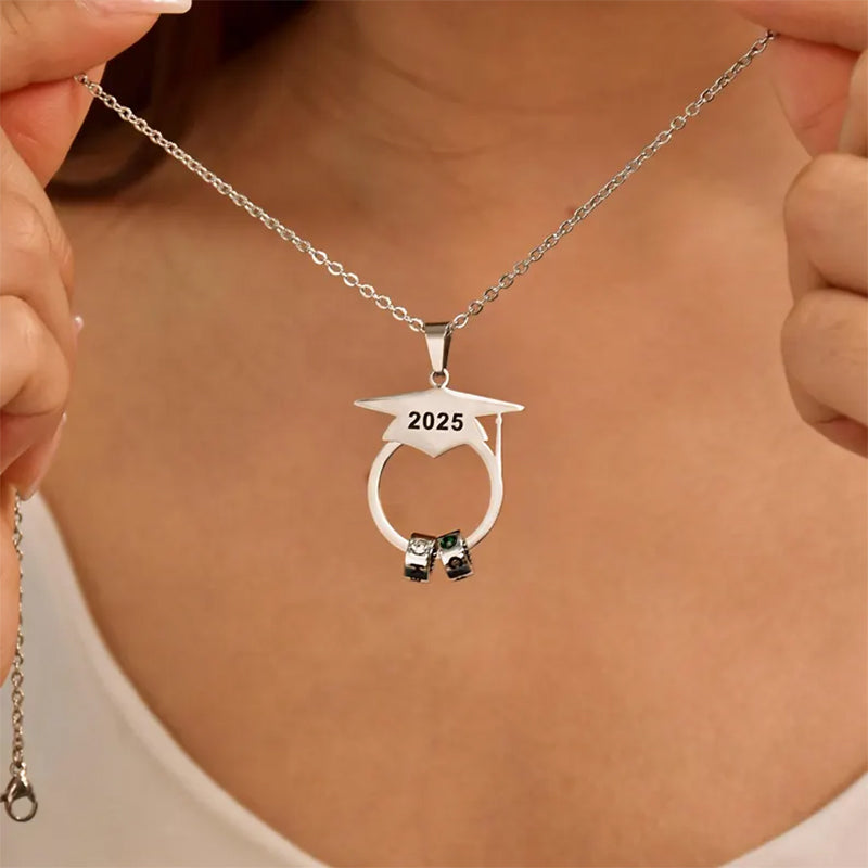 Personalized Graduation Necklace with Graduate's Name